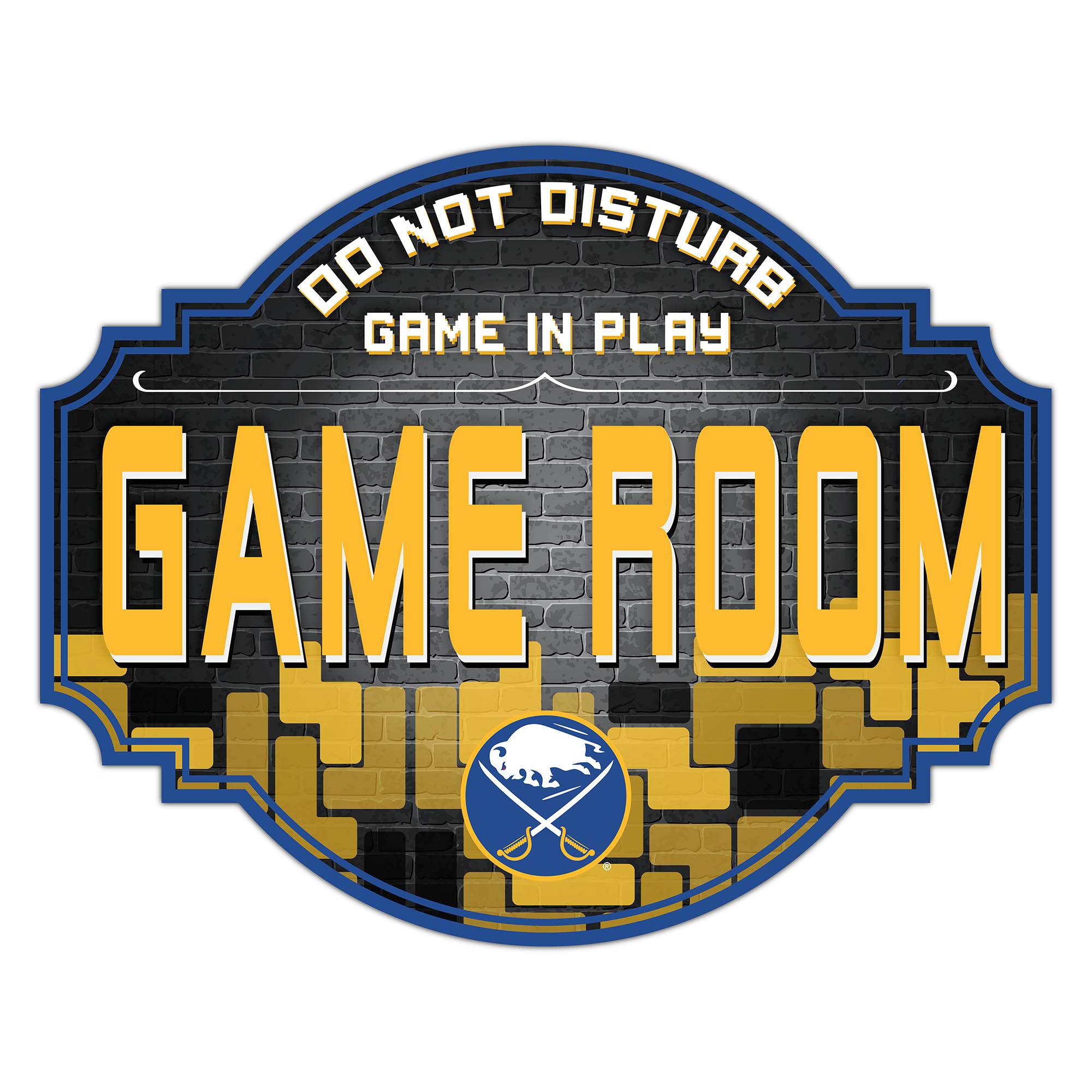 Buffalo Sabres 12'' Game Room Tavern Sign