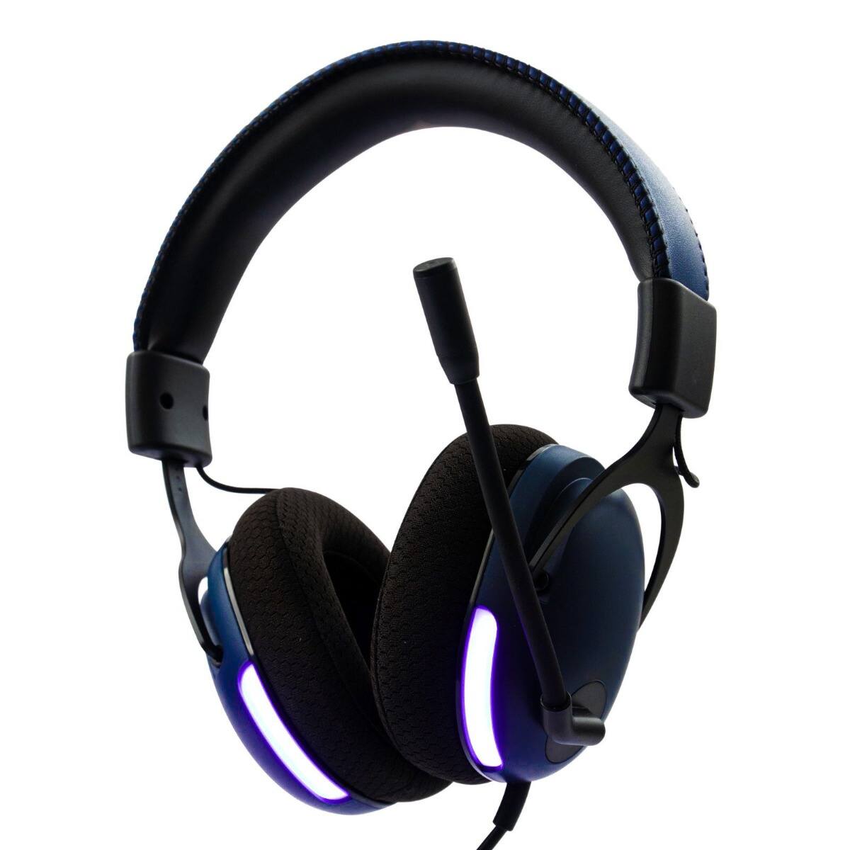 Alt View 2. RadioShack - Gaming Headphones 3.5mm and USB-A with Microphone, 40mm Drivers, Black - Black.