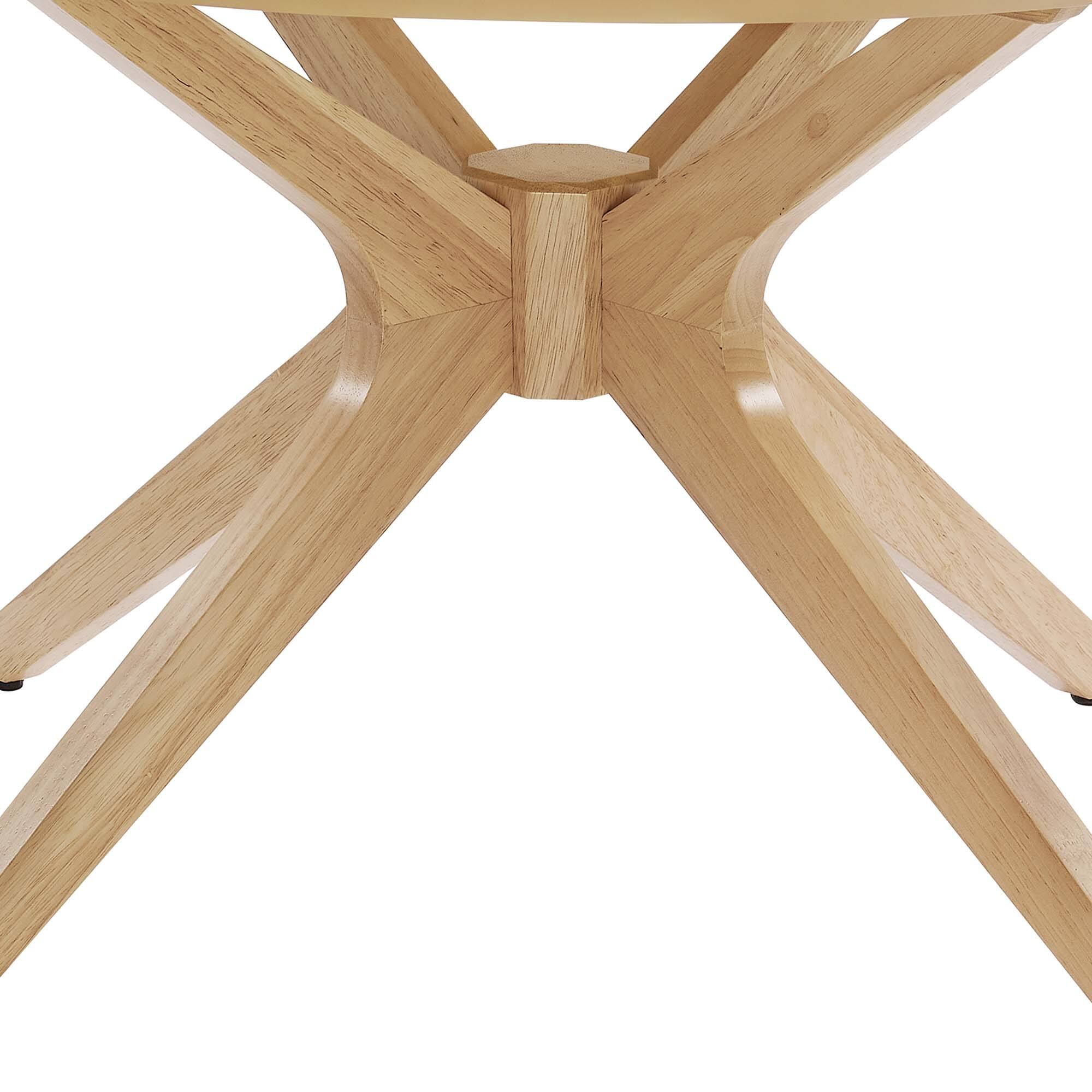 Alt View 5. Modway - Crossroads Round Wood Coffee Table by Modway - Oak.