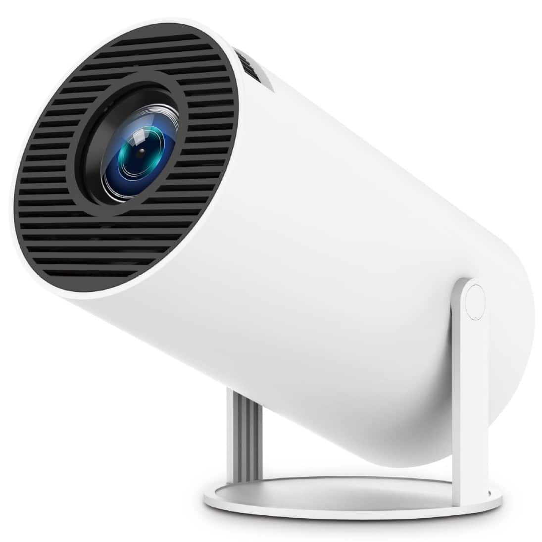 Cluzine - Portable Smart Multimedia Projector, 180° Rotation, Wi-Fi 6, BT 5.0, Screen Mirror, Outdoor Home Theater