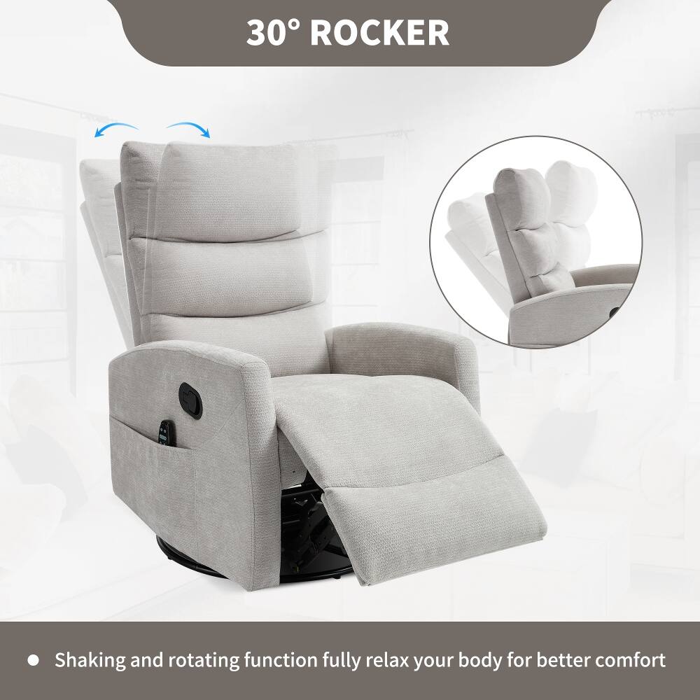 30° ROCKER

Shaking and rotating function fully relax your body for better comfort
