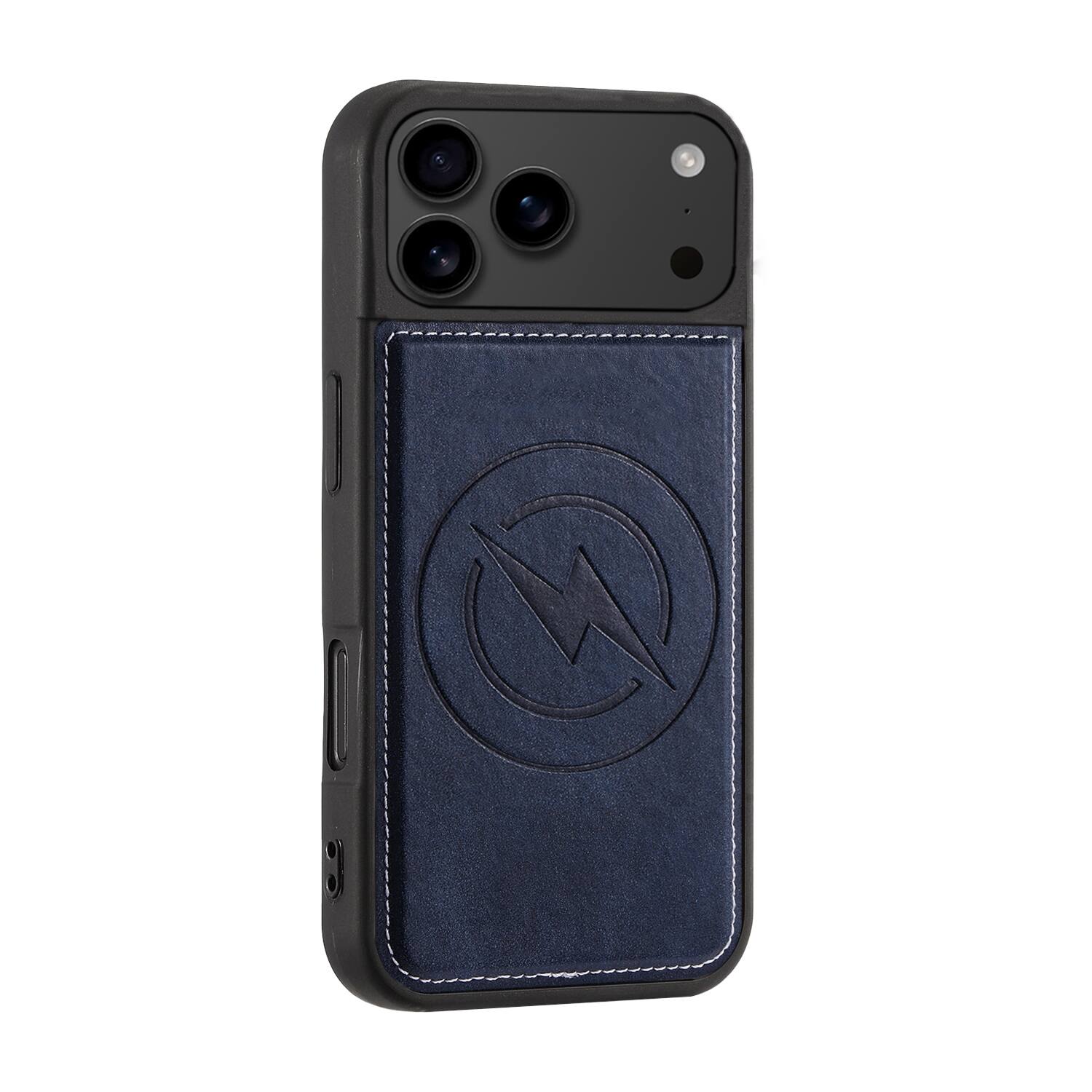 Alt View 3. Dteck - For Apple iPhone 17 Pro Wallet Case,2-in-1 Magnetic Detachable PU Leather Wallet Flip Stand Card Holder TPU Inner Cover - Blue.