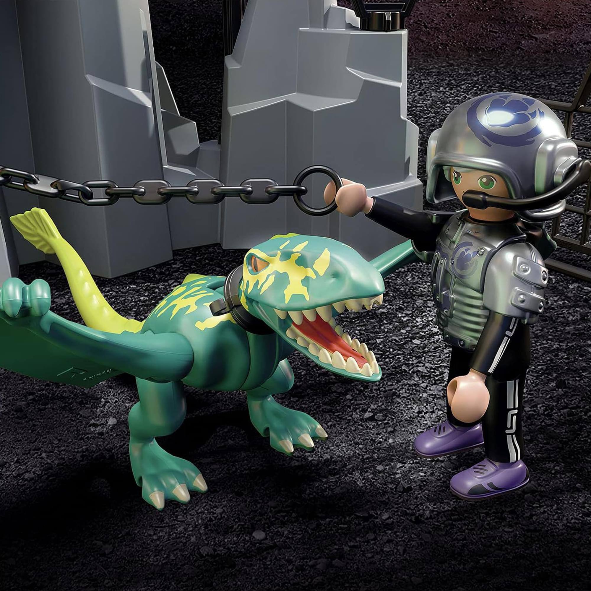 Alt View 5. Playmobil - Playmobil #70925 Dino Rise Dino Mine 386 Piece Building Set - Multi-Color.