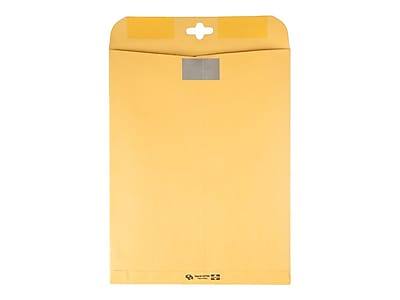 Alt View 1. Quality Park - ClearClasp Redi-Tac Kraft Catalog Envelopes, 10" x 13", 100/Box (QUA43768) - Brown Kraft.