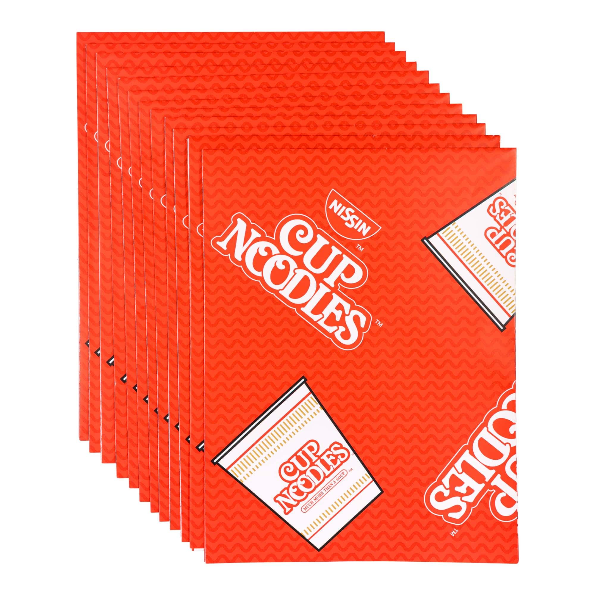 Silver Buffalo - Nissin Cup Noodles Logo 12-Piece Wrapping Paper Set | 20 x 30 Inches - Red price history on PriceWatchPro