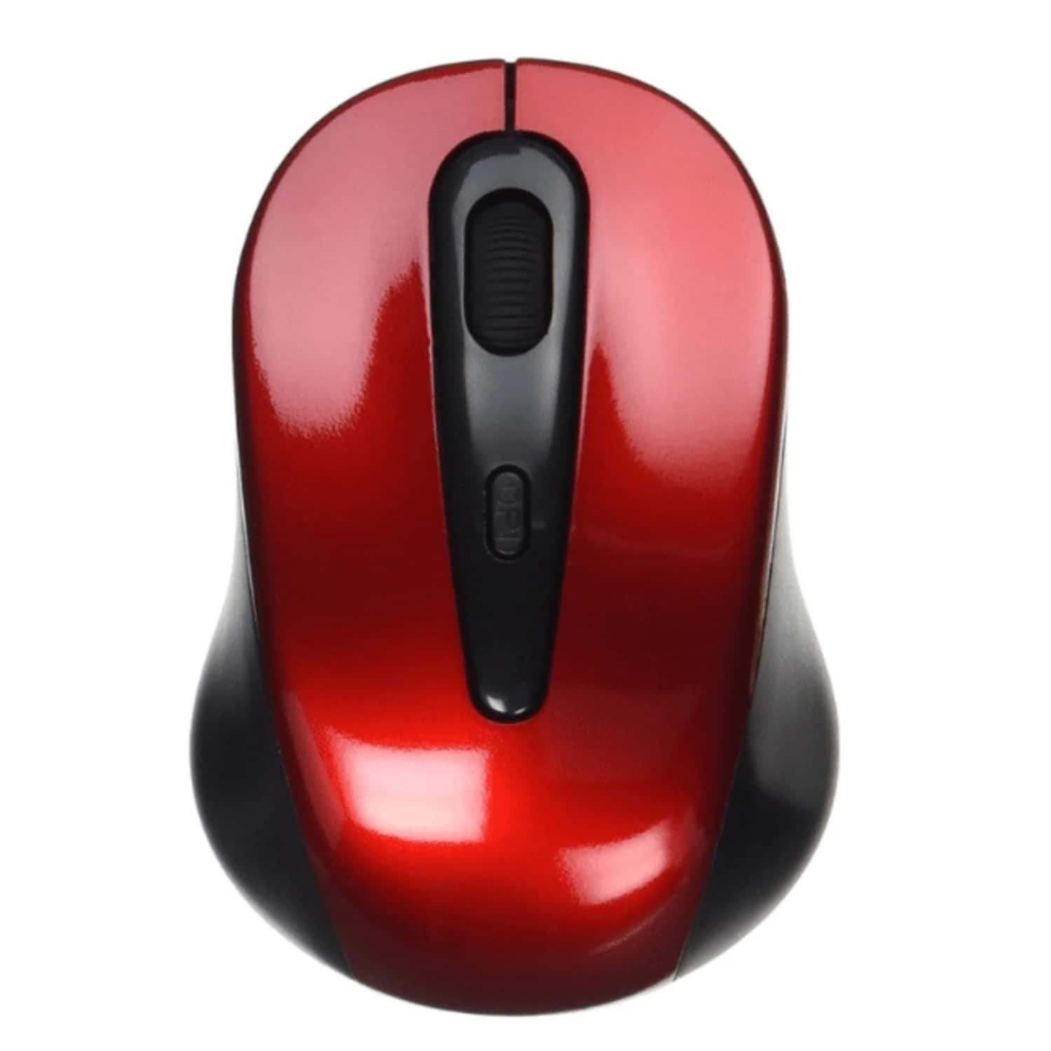 Sanoxy - Wireless Optical Mouse for Computer/Laptop - High Resolution Computer Mouse - Wireless - Red