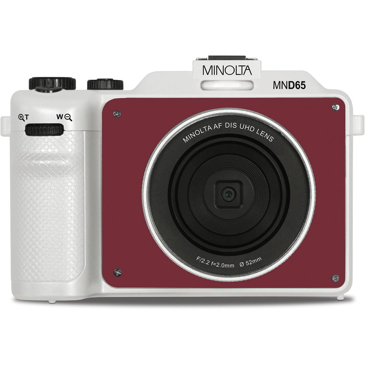 MINOLTA MND65  
QT  
WQ  
MINOLTA AF DIS UHD LENS  
F/2.2 f=2.0mm 52mm