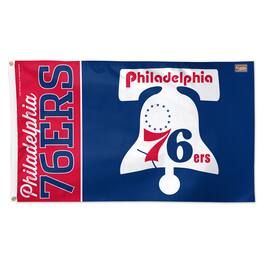 WinCraft - Philadelphia 76ers 3' x 5' Single-Sided Heritage Deluxe Flag - Multicolor