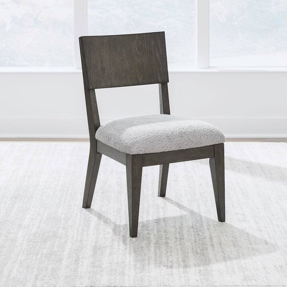 Alt View 4. Liberty Furniture Industries - Cascade Falls Panel Back Side Chair for Dining Room - Set of 2 - Satin Espresso - Satin Espresso.