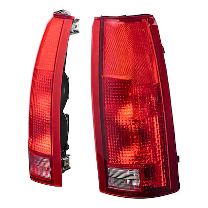 Front. VEVOR - Tail Light Assembly Compatible with 1988-1999Chevy/GMC C/K1500 2500 3500,2PCS Left&Right Side Taillight Rear Brake Lamps - Red.