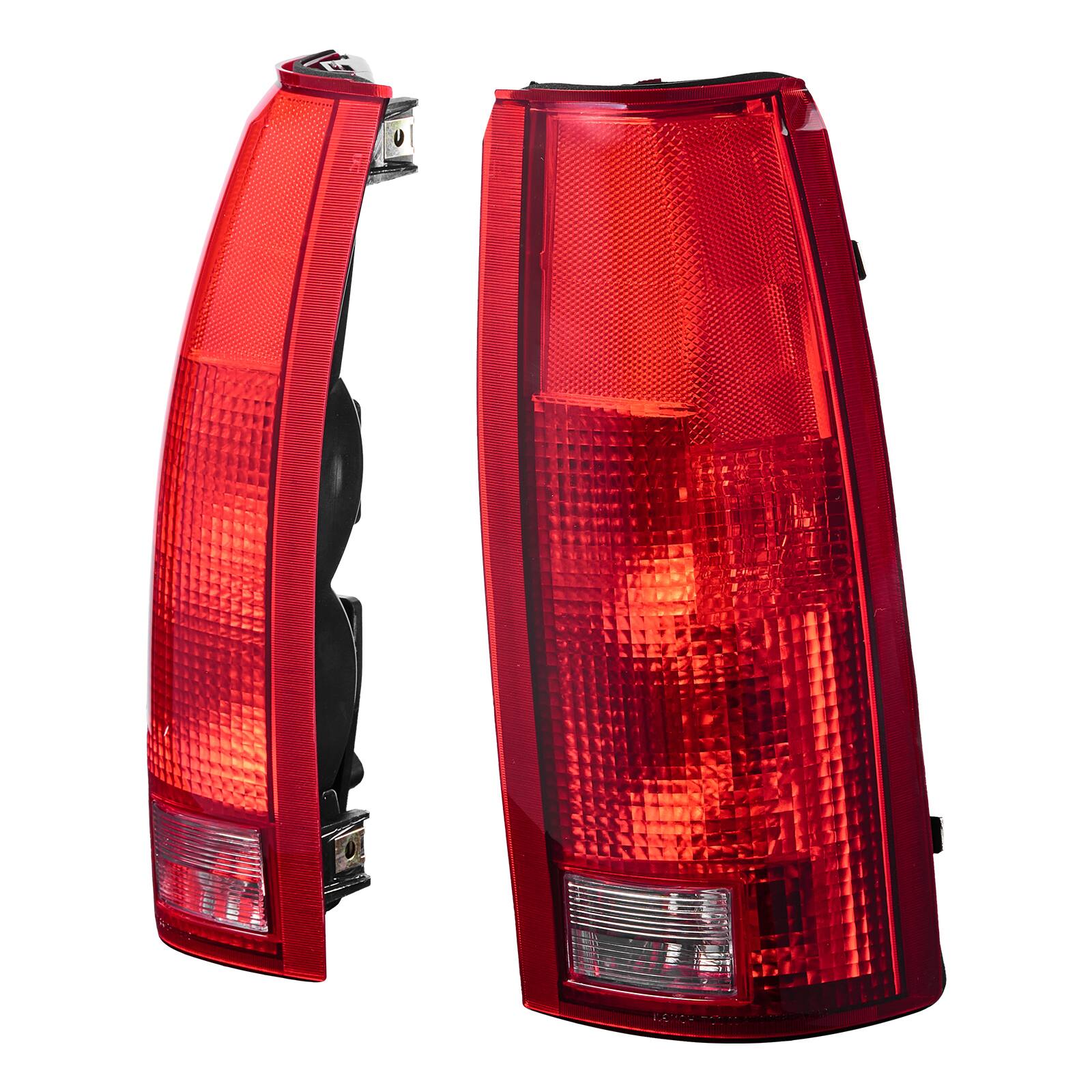 Front. VEVOR - Tail Light Assembly Compatible with 1988-1999Chevy/GMC C/K1500 2500 3500,2PCS Left&Right Side Taillight Rear Brake Lamps - Red.