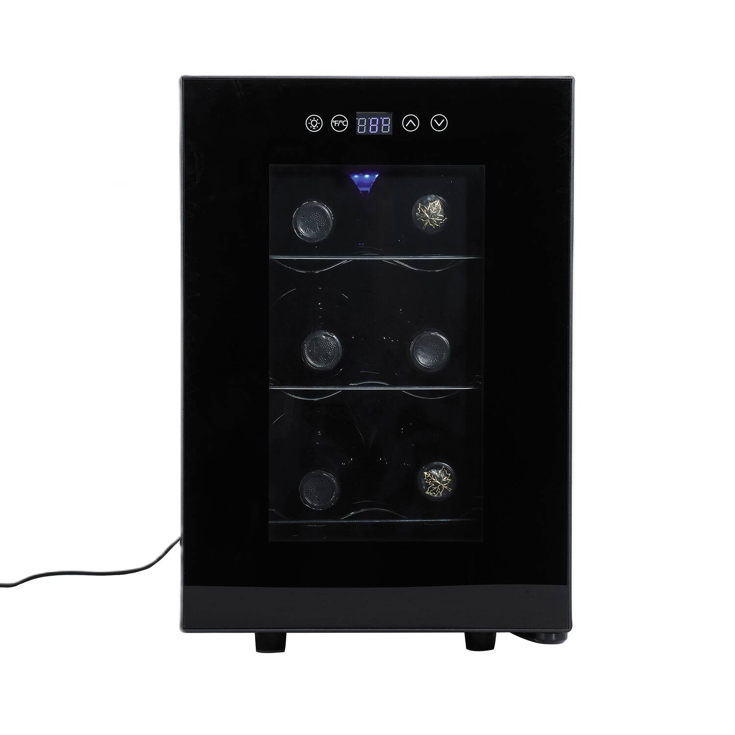 Front. Hamilton Beach - Hamilton Beach Hbwf6035 6-bottle Wine/beverage Cooler - black.