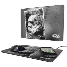 Keyscaper - Star Wars: A New Hope Portrait 15-Watt Wireless Charger and Mouse Pad - Stormtrooper