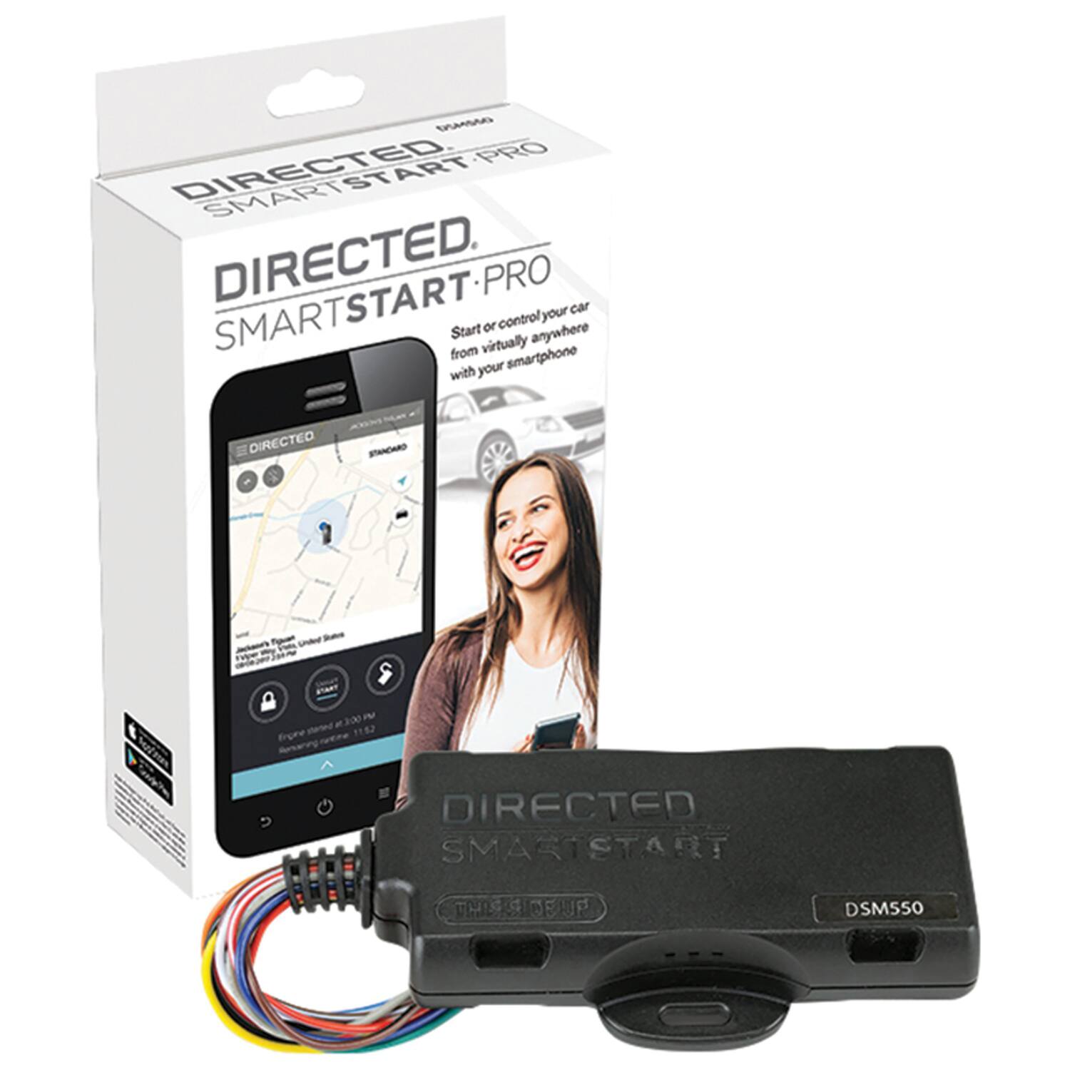DIRECTED SMARTSTART PRO
Start or control your car from virtually anywhere with your smartphone
DIRECTED SMARTSTART
DSM550