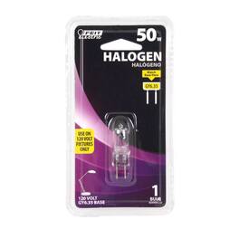FEIT ELECTRIC - 50 W JCD Tubular Halogen Bulb 540 lm Clear 1 pk