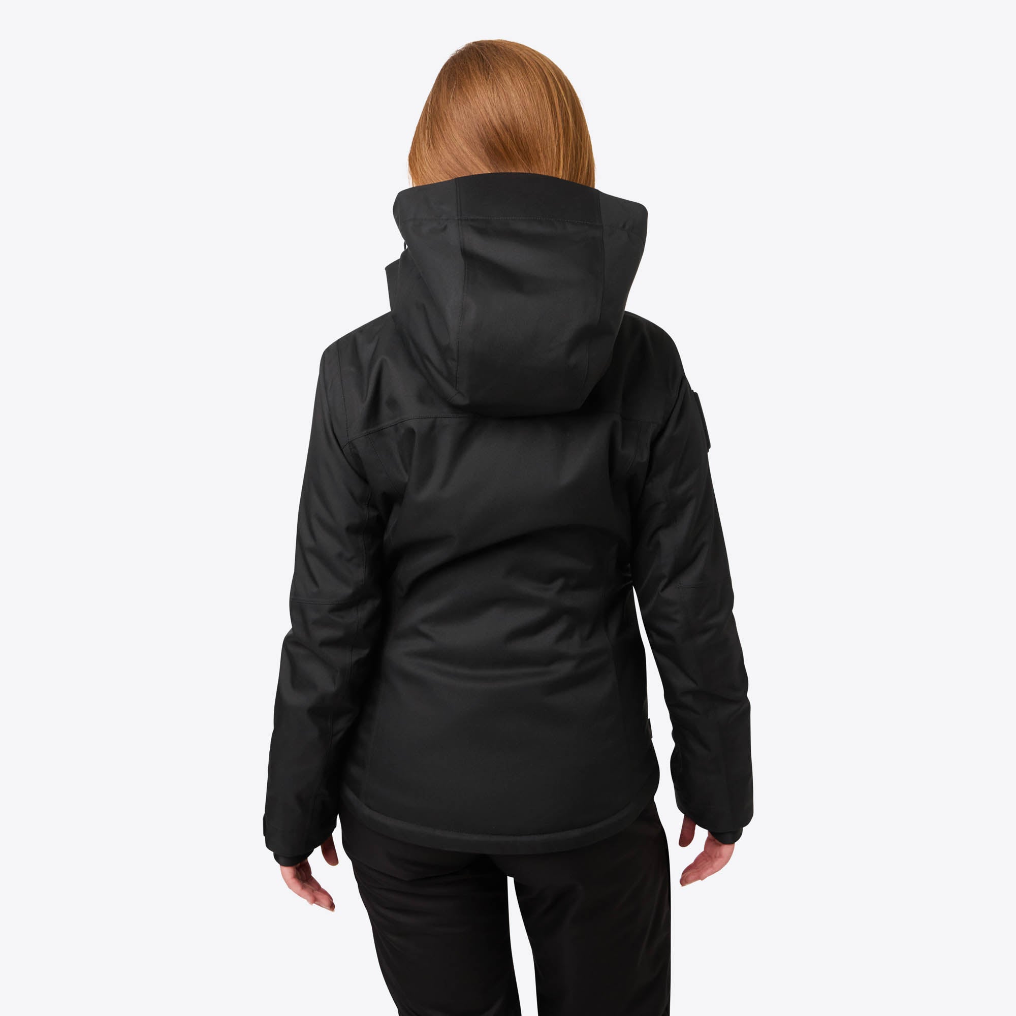 Back. Mobile Warming - Women's Denali Heated Snow Jacket - Black.