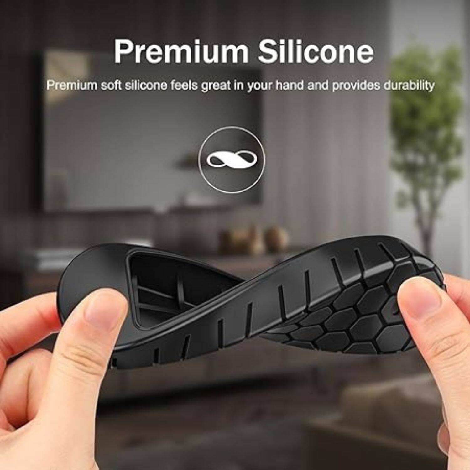 Premium Silicone  
Premium soft silicone feels great in your hand and provides durability