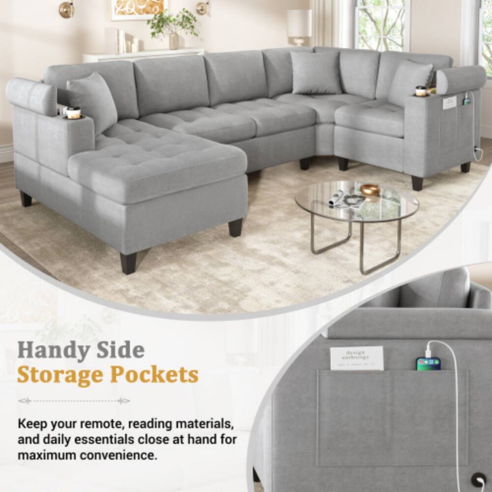 Handy Side Storage Pockets  
Keep your remote, reading materials, and daily essentials close at hand for maximum convenience.