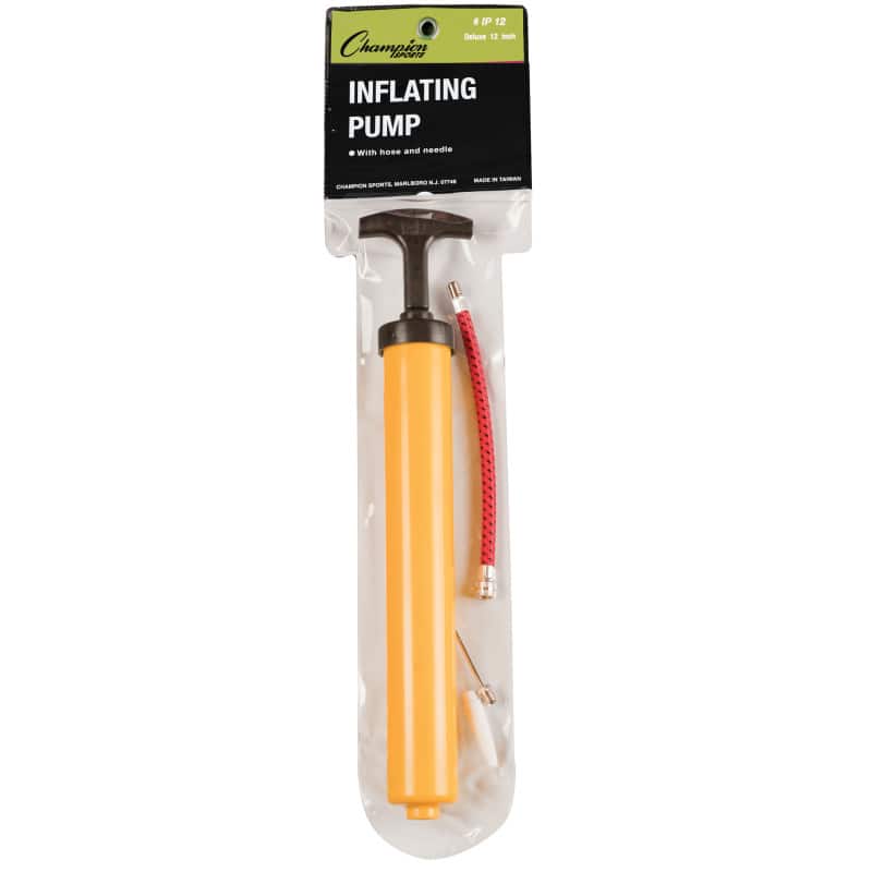Champion - Plastic Hand Air Pump, 12" - Yellow