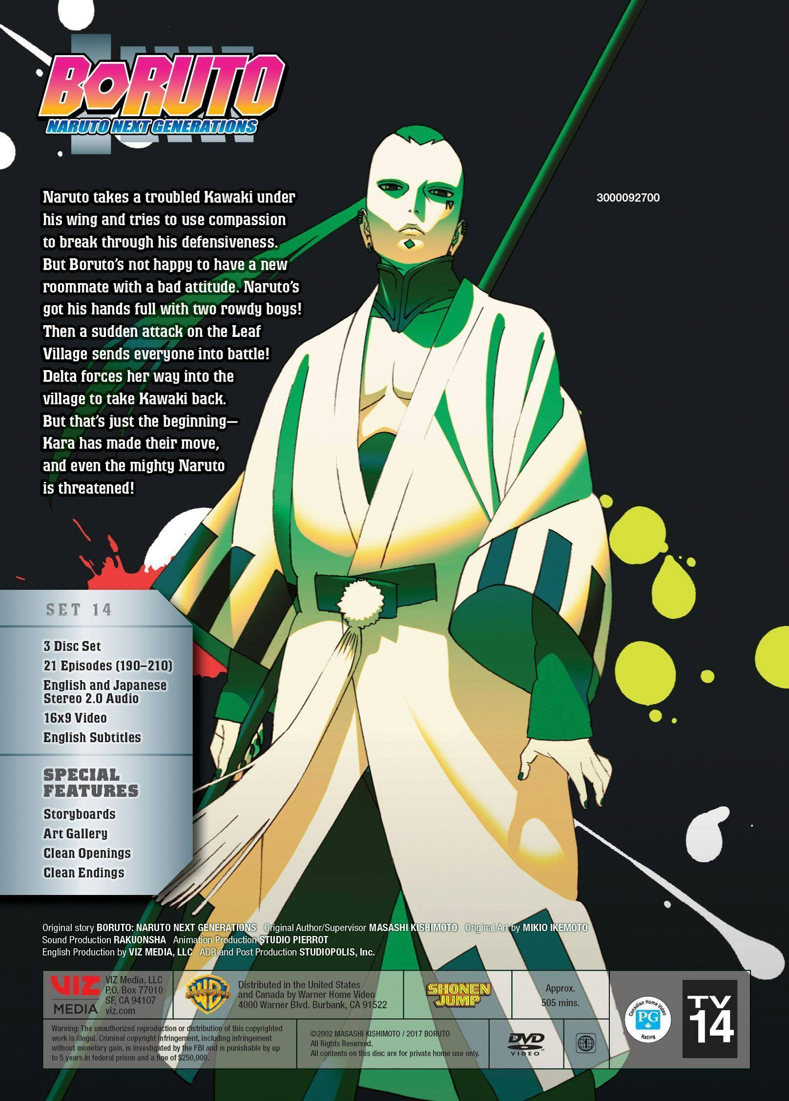 Angle. Boruto - Naruto Next Generations: Kawaki (Box Set) [DVD].