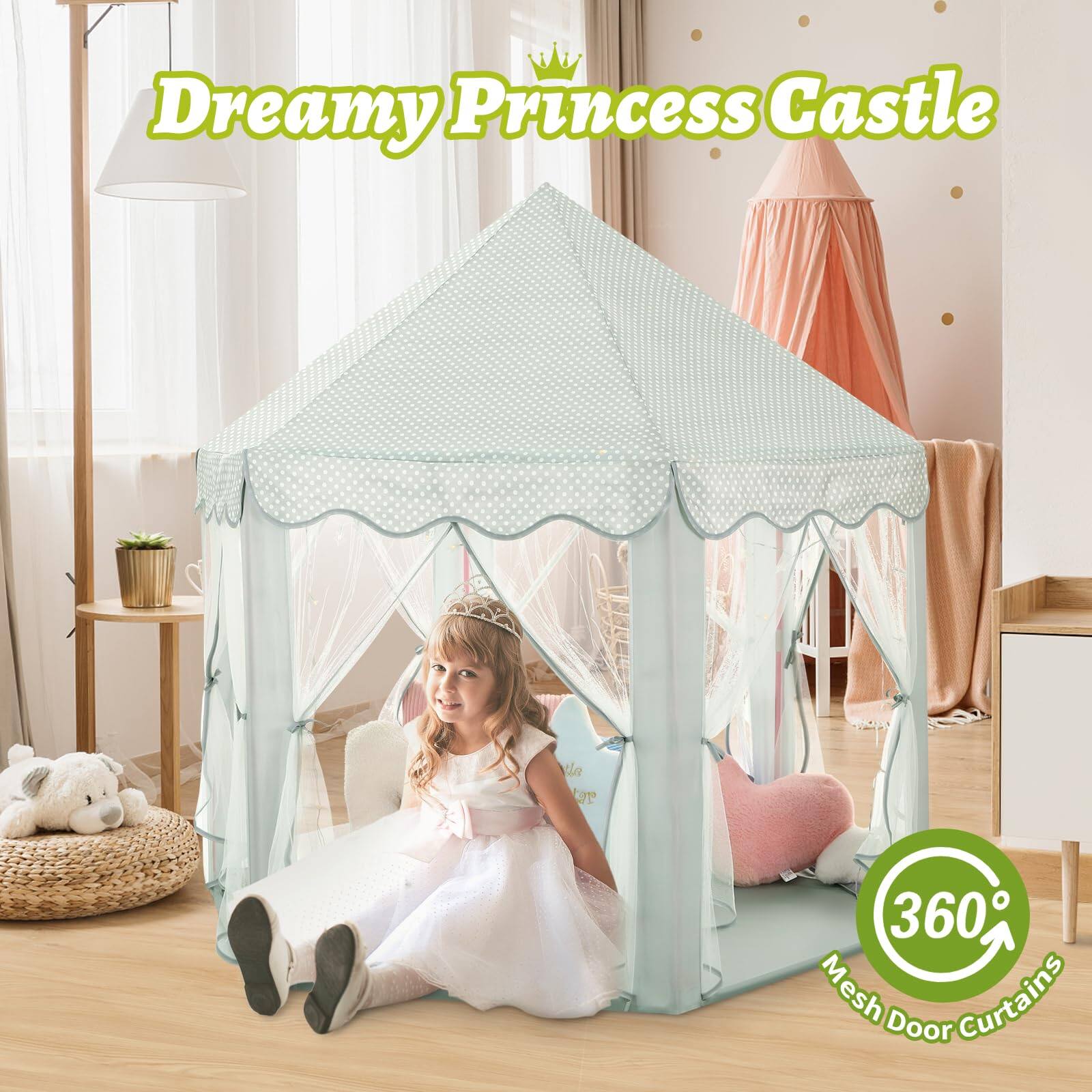 Dreamy Princess Castle

360° Mesh Door Curtains