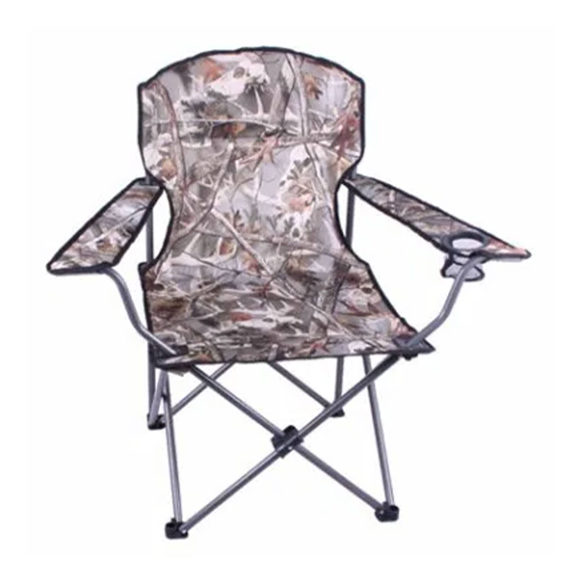 Alt View 5. Four Seasons Courtyard - Four Seasons Courtyard Oversized Polyester Arm Chair w/Durable Steel Frame, Camo - Camo.