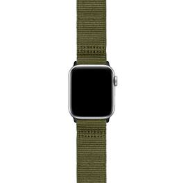 StrapsCo - Pro Seatbelt Strap Nylon Watch Band For Apple Watch - 40mm/41mm/42mm (Medium-Long) - Cargo