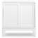 Alt View 12. Simpli Home - Harper Low Storage Cabinet - White.