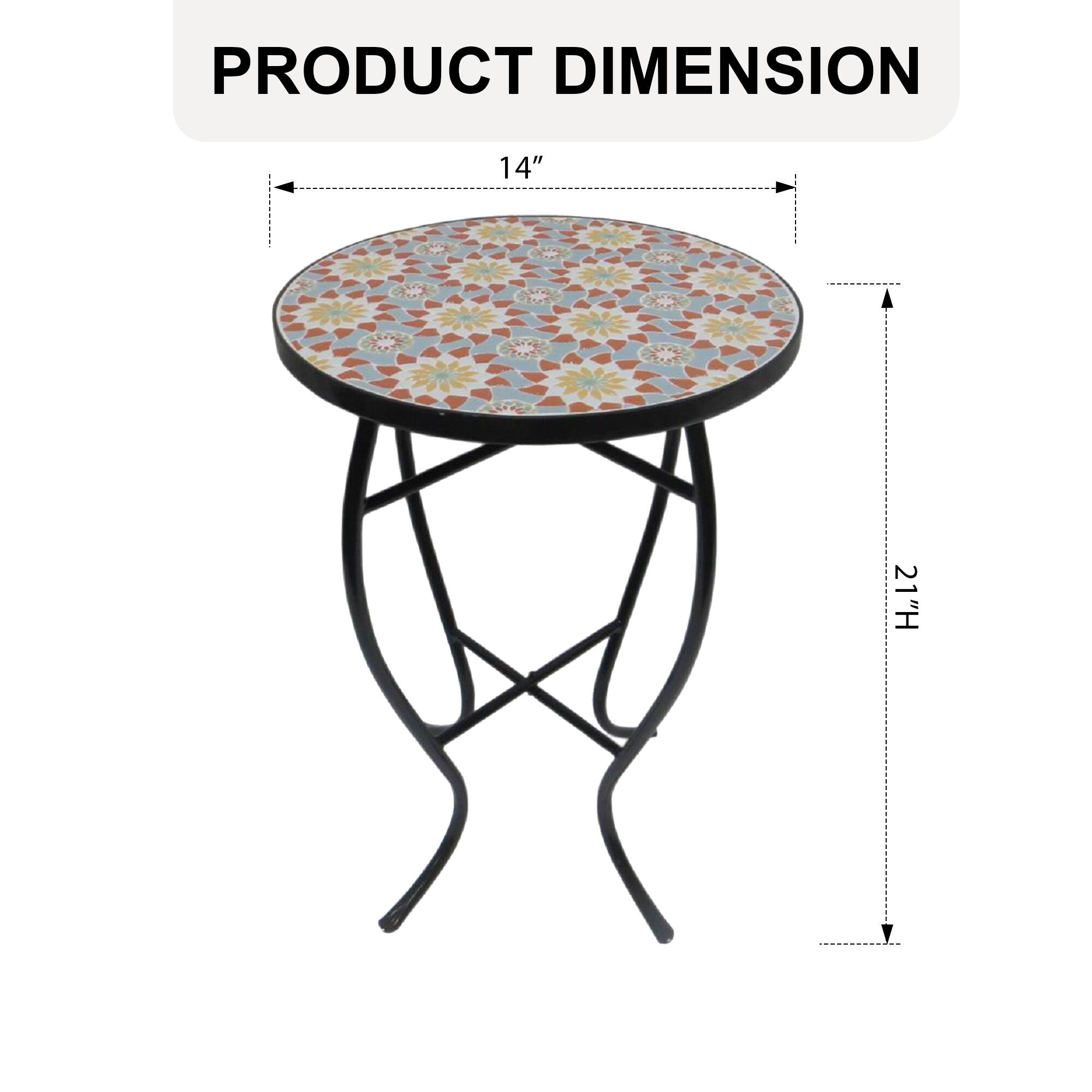 PRODUCT DIMENSION  
14" x 21"H