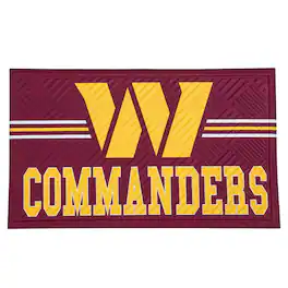 Evergreen Enterprises - Washington Commanders Embossed Door Mat - Multicolor