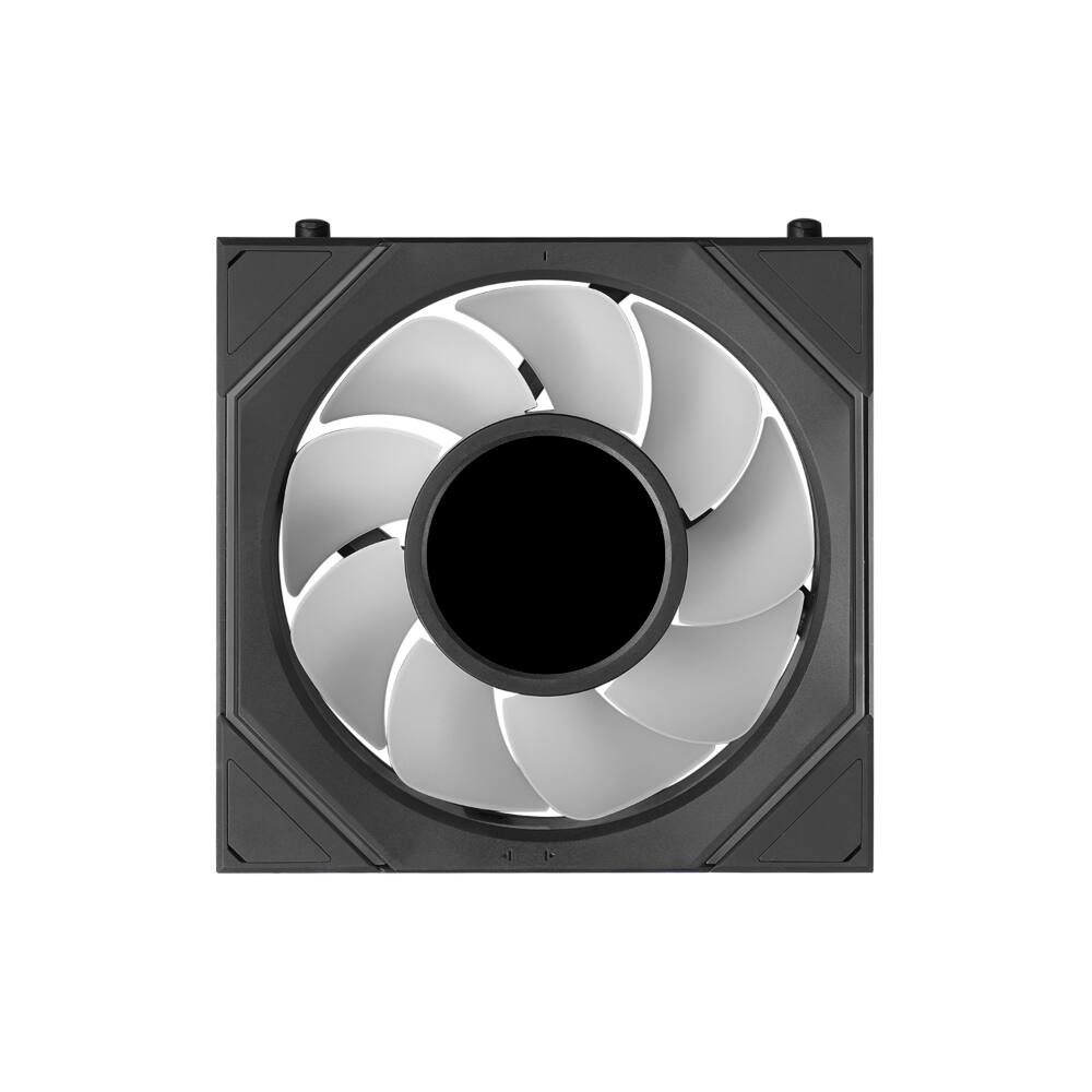 Back. Lian Li - UNI FAN SL Infinity LCD Flex 120mm Reverse Blade ARGB Fan, Single Pack, Controller Not Included (12RSLIND1F1B) - Black.