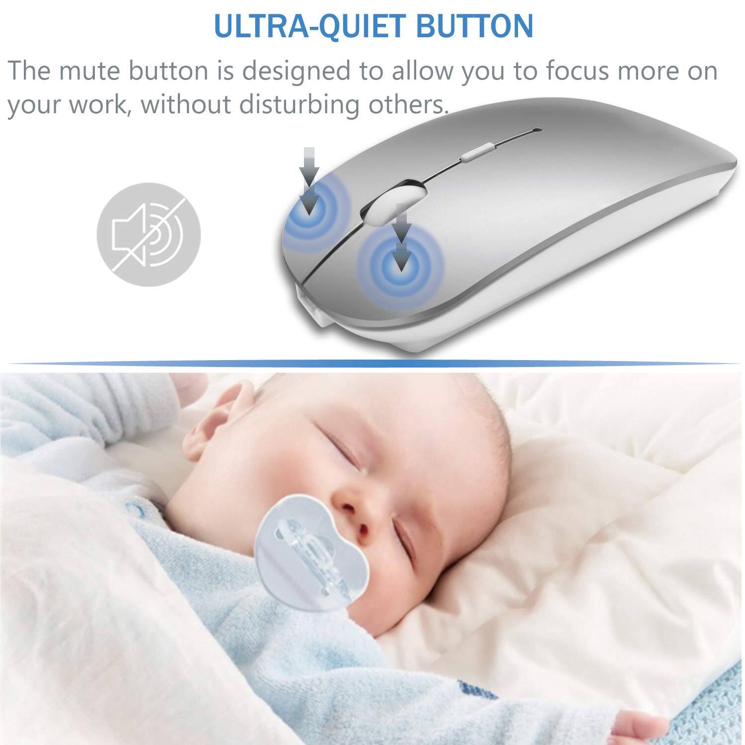 ULTRA-QUIET BUTTON

The mute button is designed to allow you to focus more on your work, without disturbing others.