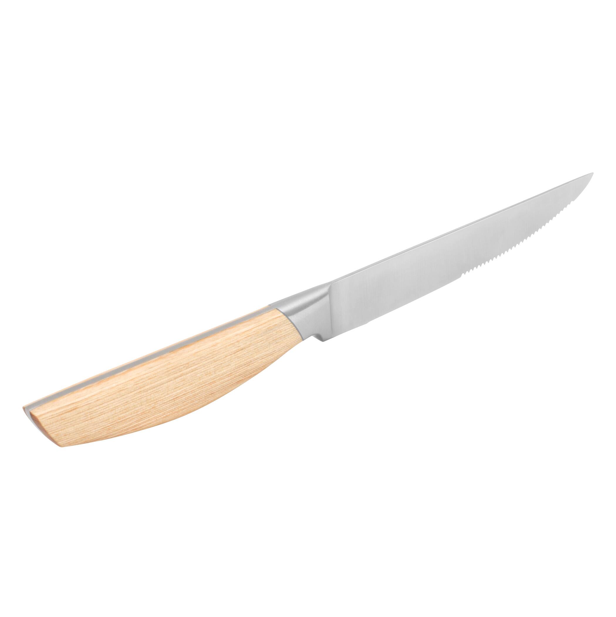 Alt View 2. Henckels - Henckels Pakka 4-pc Steak Knife Set - Wood.