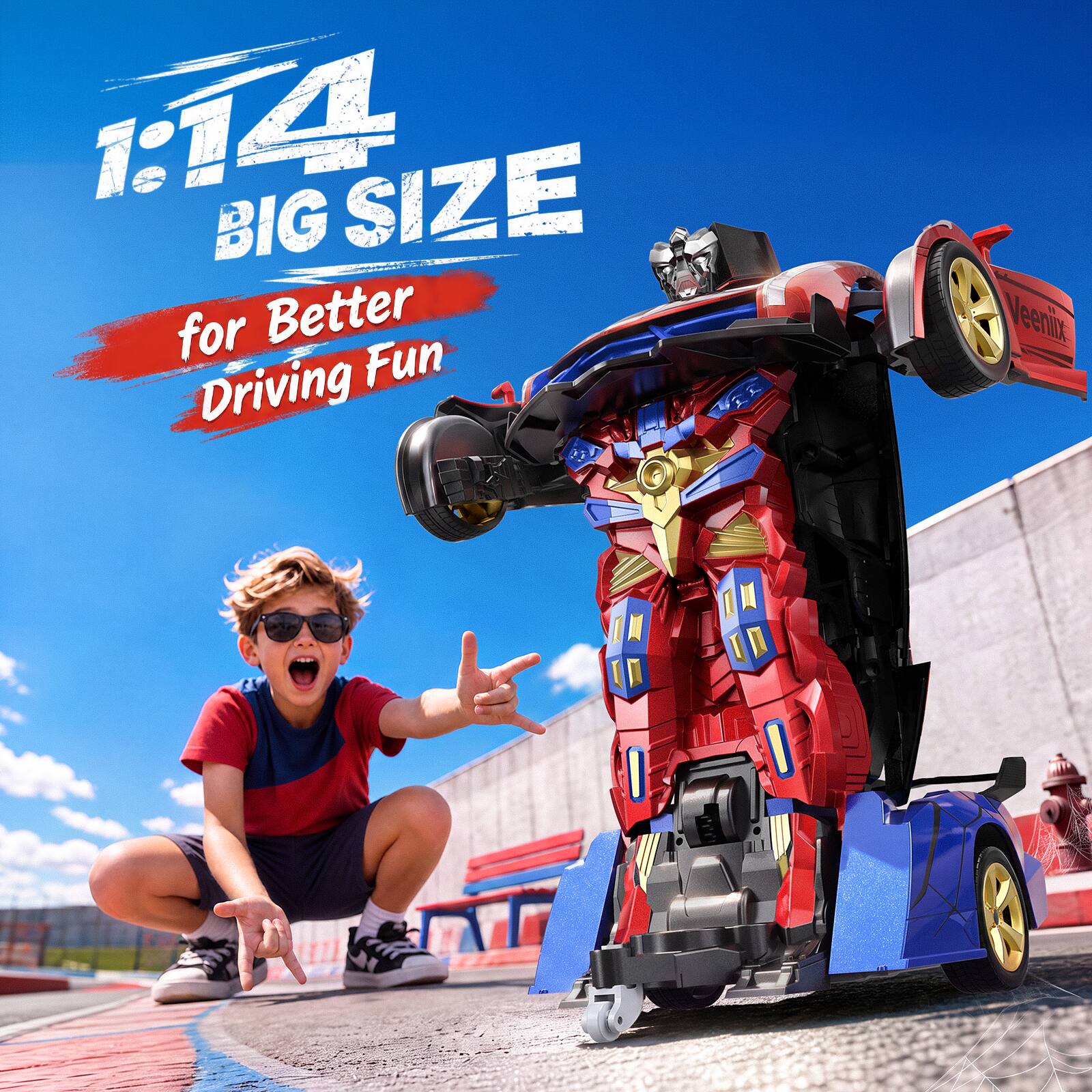 1:14 BIG SIZE for Better Driving Fun