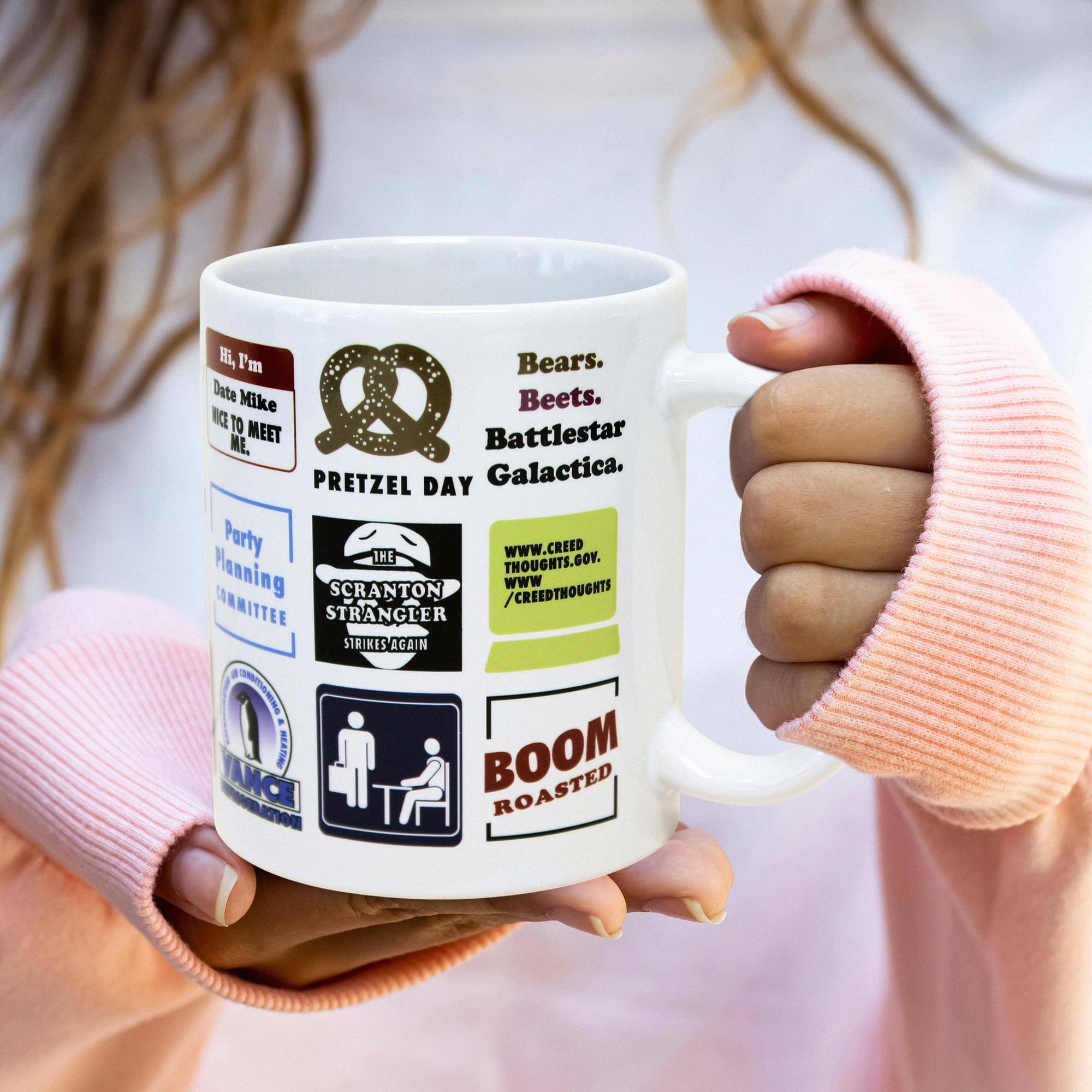 Hi, I'm Bears.  
Date Mike & Beets.  
Battestar Galactica.  
PRETZEL DAY  
Party Planning Committee  
THE SCRANTON STRANGLER STRIKES AGAIN  
BOOM ROASTED