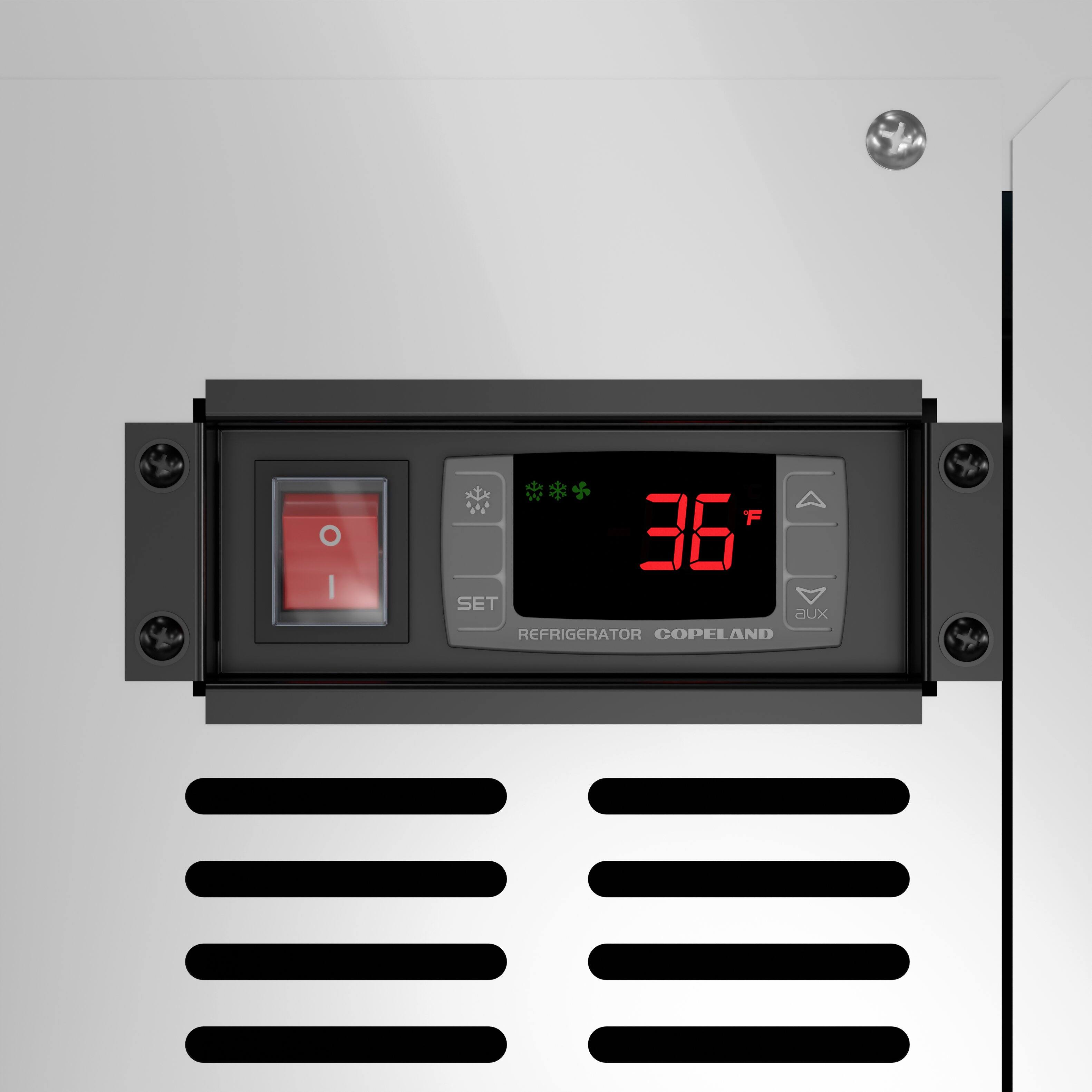 REFRIGERATOR COPELAND

36°F

SET

aUX