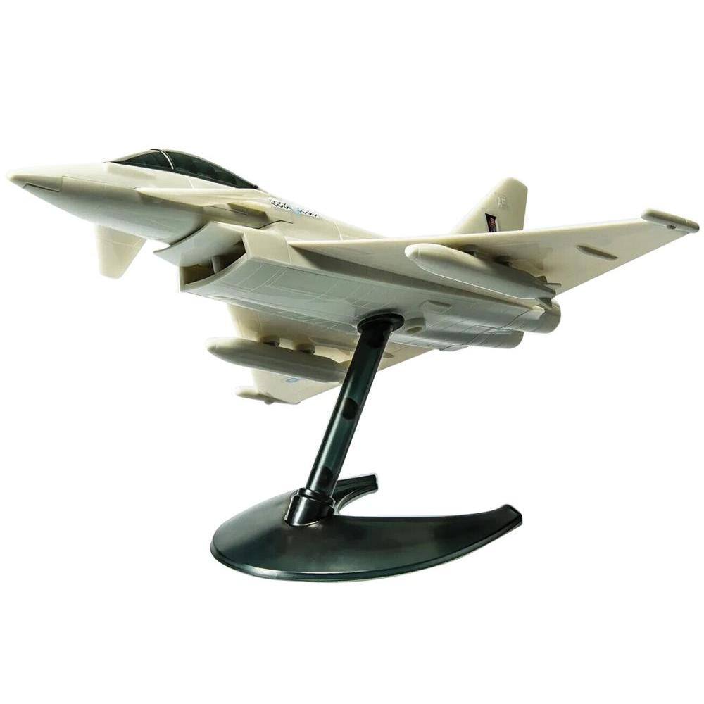Angle. Airfix Quickbuild - Skill 1 Model Kit Eurofighter Typhoon Snap Together Painted Plastic Model Airplane Kit by Airfix Quickbuild - Multi.