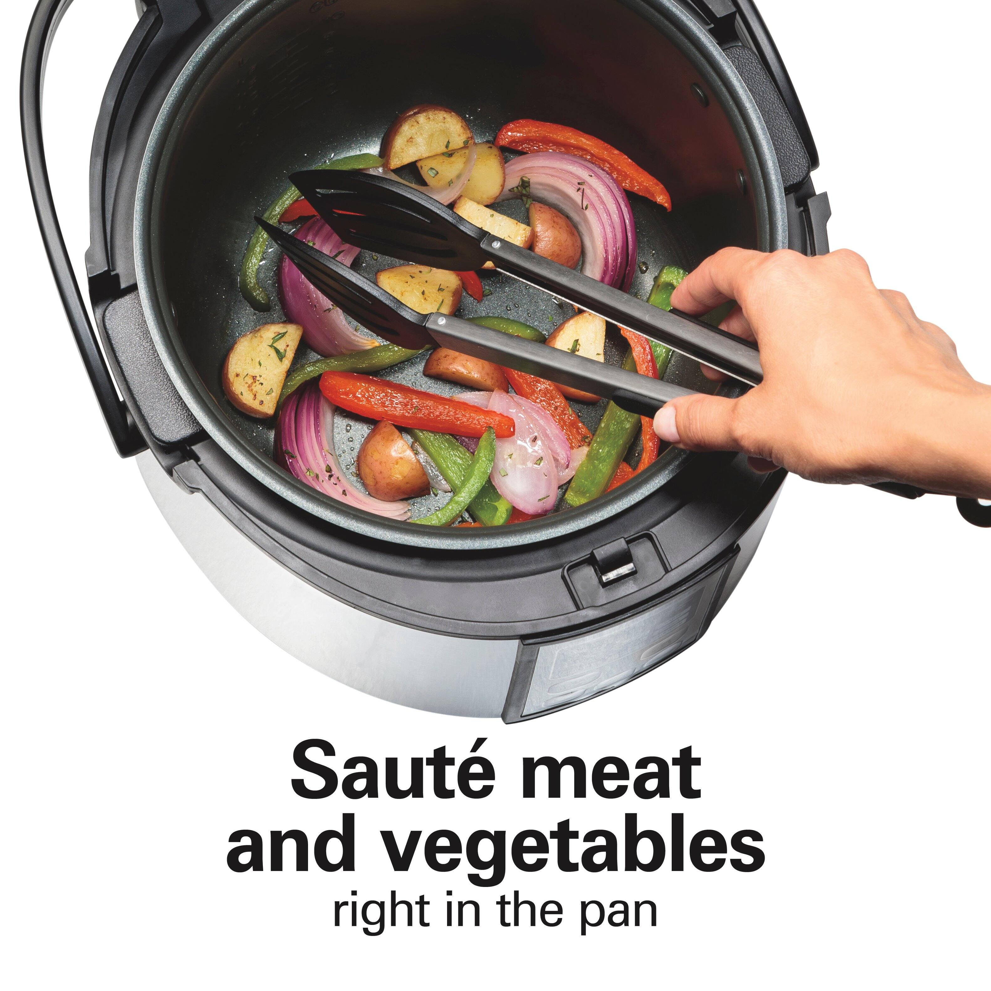 Sauté meat and vegetables right in the pan