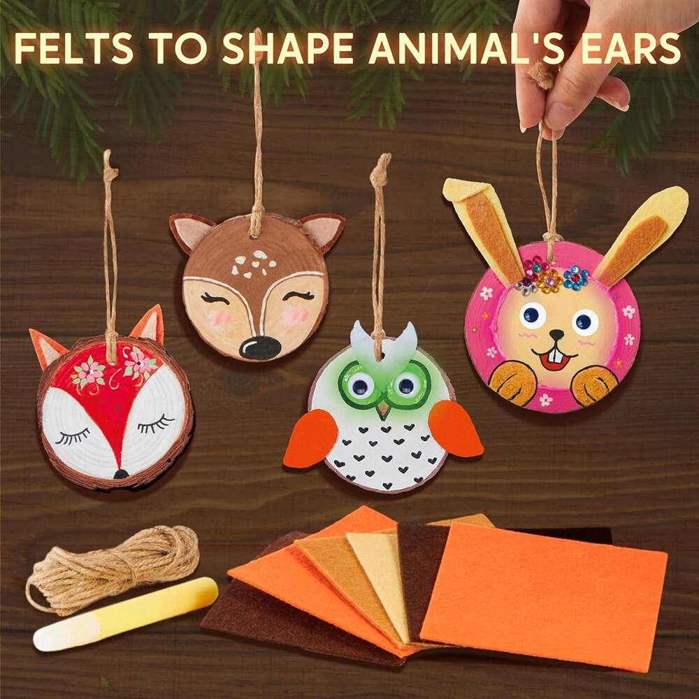 Felts to shape animal's ears