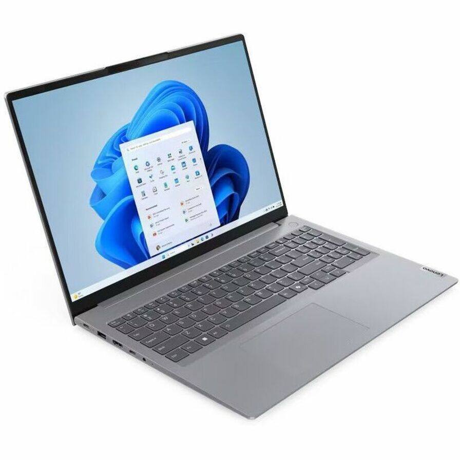 Alt View 2. Lenovo - Lenovo ThinkBook 16 G7 ARP 21MW0037US 16" Notebook - WUXGA - AMD Ryzen 5 7535HS - 16 GB - 512 GB SSD - English (US) Keyb - Arctic Gray.