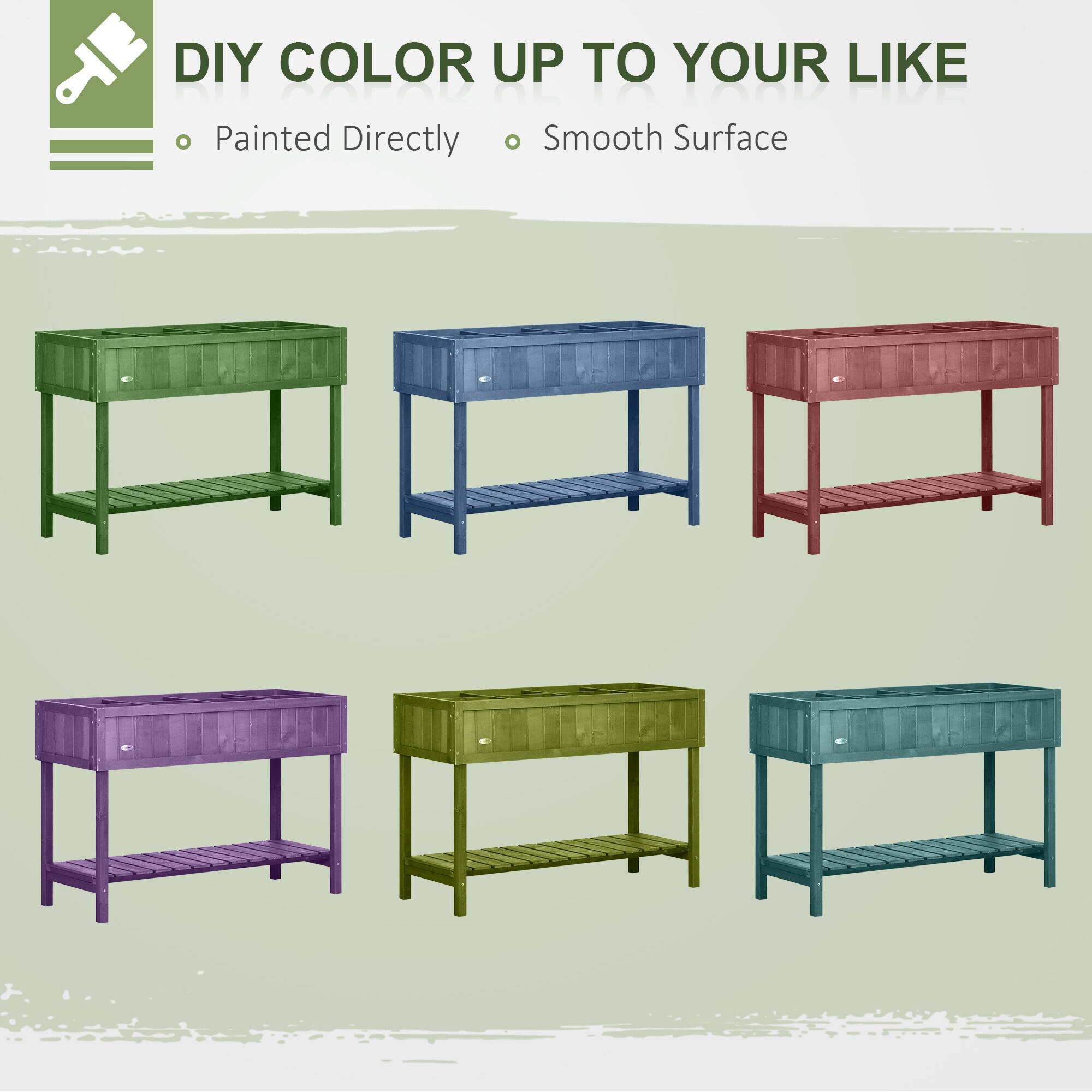DIY COLOR UP TO YOUR LIKE  
• Painted Directly  
• Smooth Surface