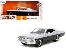 Jada - 1967 Chevrolet Impala SS "Bigtime Muscle" Series 1/24 - Silver Metallic and Black