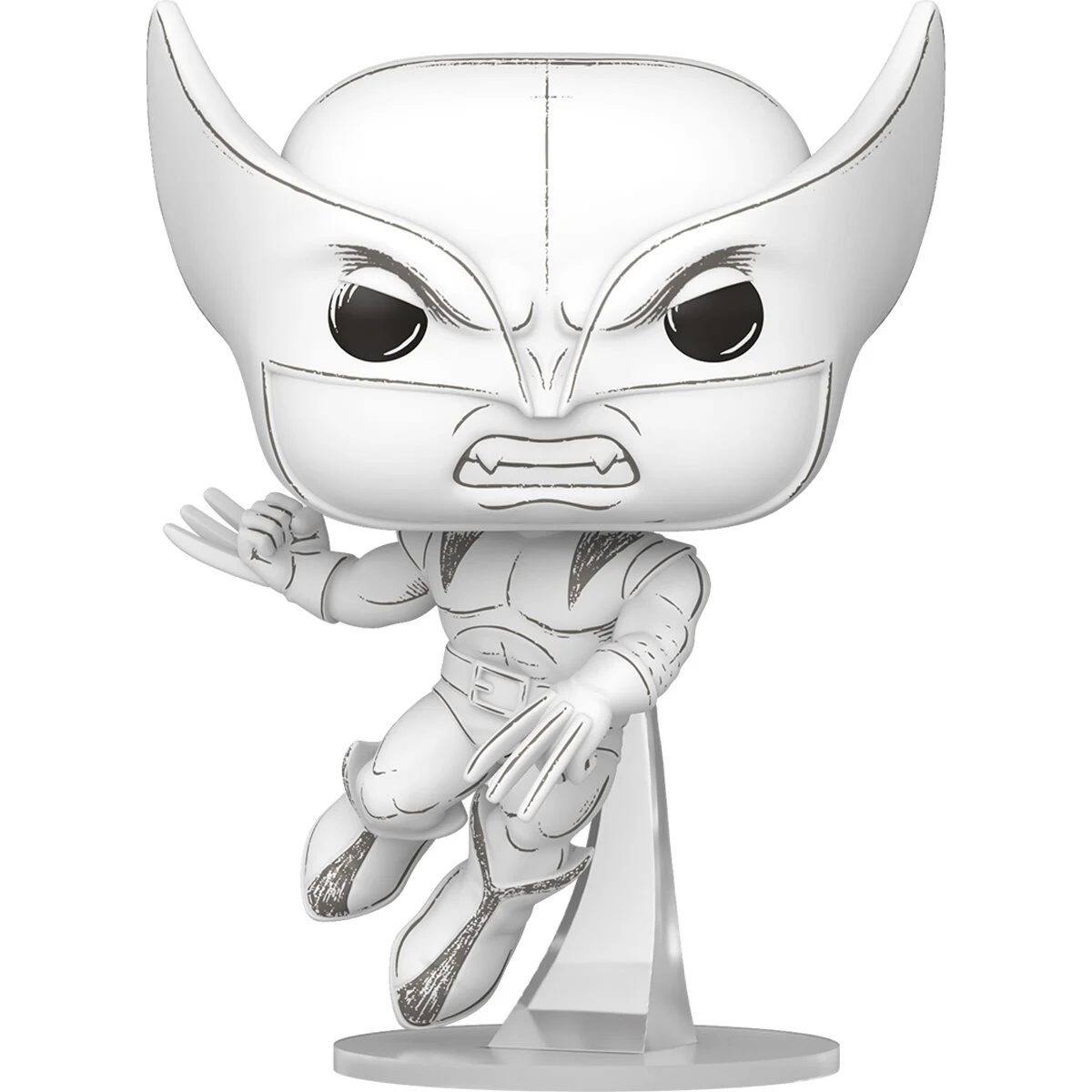 Angle. Funko - Marvel Sketched Wolverine - Multicolor.