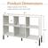 Product Dimensions:
- Weight Capacity of Top: 135 LBS
- Weight Capacity of Each Shelf: 33 LBS
- Dimensions: 14" x 47" x 12" x 14" x 15" x 31.5" x 6"