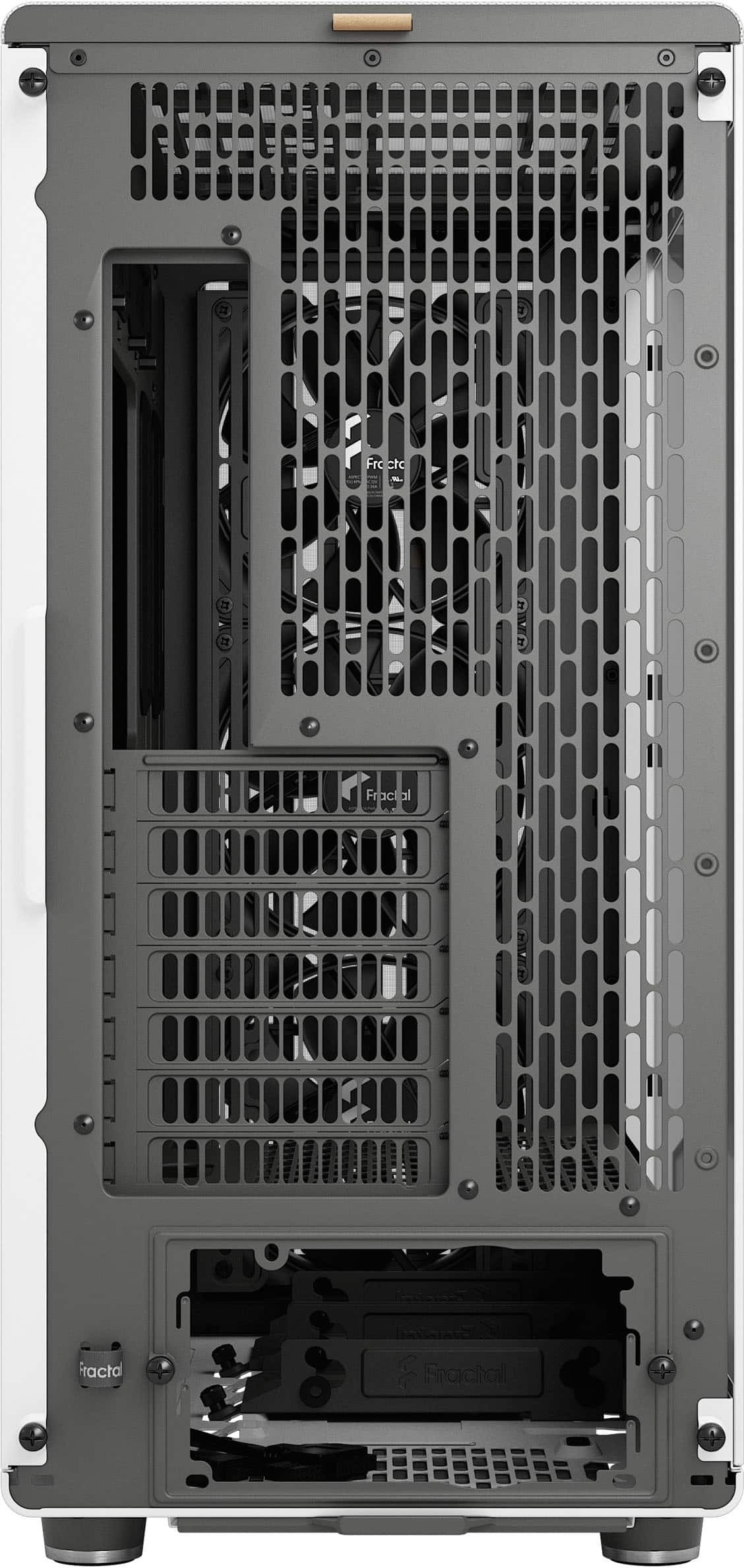 Fractal Design North Chalk White with Oak Front and Clear TG