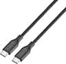 Best Buy essentials™ - 10' USB-C to USB-C Braided Charge-and-Sync Cable - Black