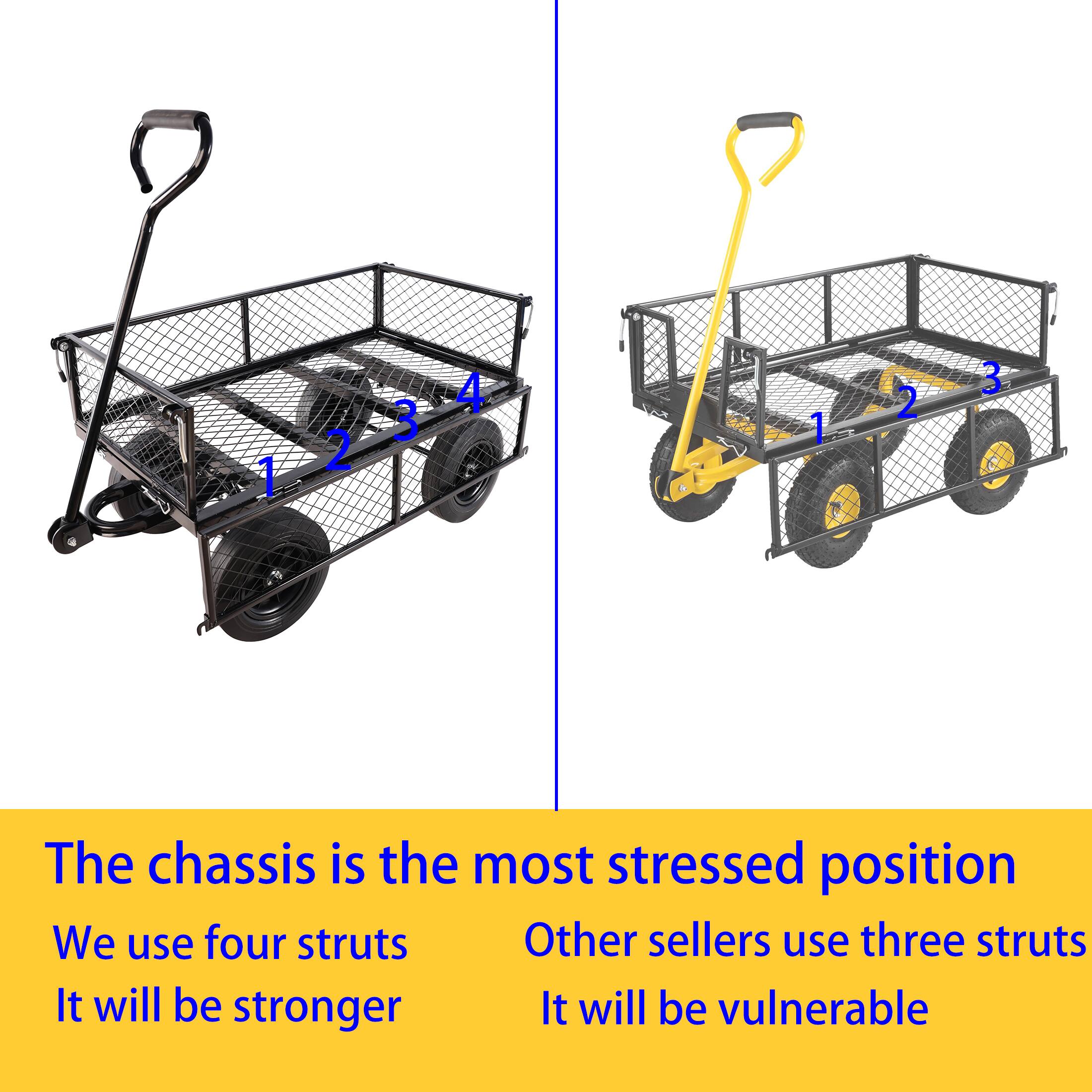 4 1234 3 2 1 1 2 3

The chassis is the most stressed position
We use four struts
Other sellers use three struts
It will be stronger
It will be vulnerable