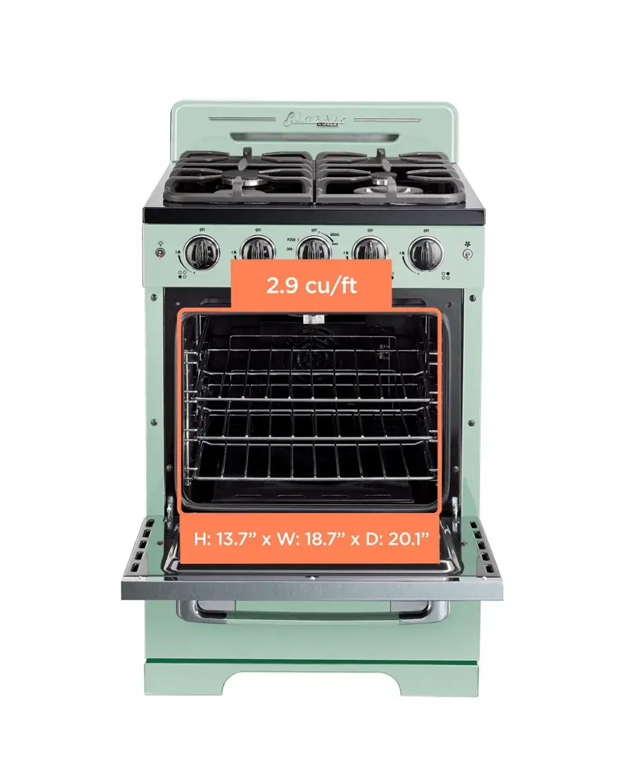 Glassic CO. - 2.9 cu/ft - 1.37" x 18.7" x 20.1"