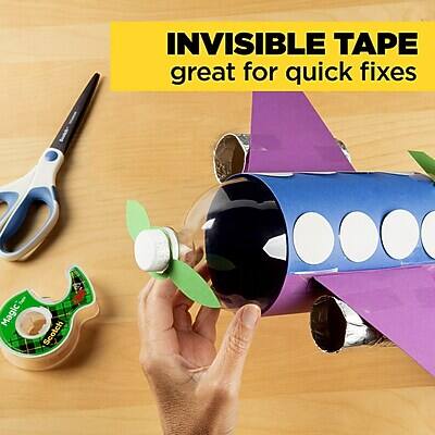 INVISIBLE TAPE  
great for quick fixes  

Magic Scotch