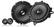 Front. Pioneer - A Series 6 1/2in. 350W Max Power 2-Way 20mm PI-Tweeter - Component Speakers Pair - Black.